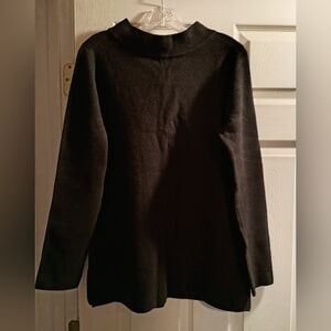NWT Apt. 9 Women's Classic Mock Neck Black Sweater